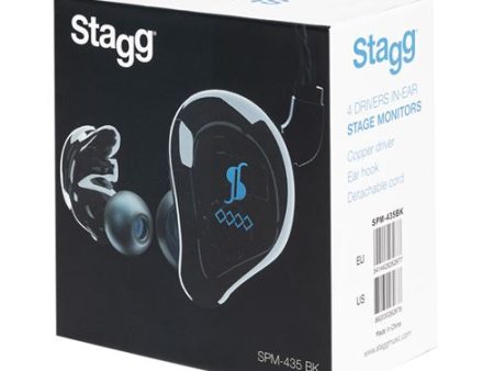 Auriculares Monitor Stagg SPM-435 - Preto For Cheap