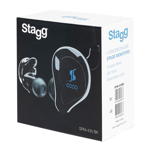 Auriculares Monitor Stagg SPM-435 - Preto For Cheap