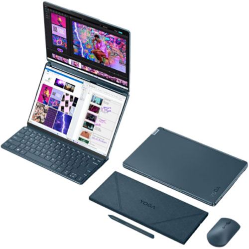 Computador Portátil Lenovo Yoga Book 9 13IMU9-324 | 13,3   | Ultra 7 155U | 32GB | 1TB SSD + Pen + Rato + Teclado + Capa Folio For Sale