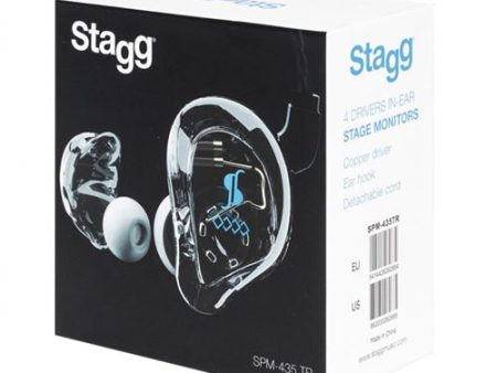 Auriculares Monitor Stagg SPM-435 - Transparente Online Sale