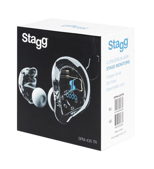 Auriculares Monitor Stagg SPM-435 - Transparente Online Sale