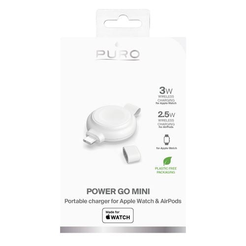 Carregador sem Fios Puro Power Go Mini para Apple Watch - Branco Online Hot Sale