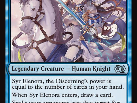 Syr Elenora, the Discerning (Anime) [Foundations Jumpstart] Supply