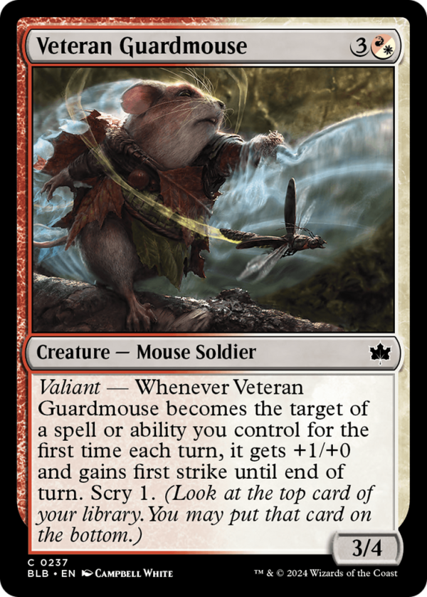 Veteran Guardmouse [Bloomburrow] Discount