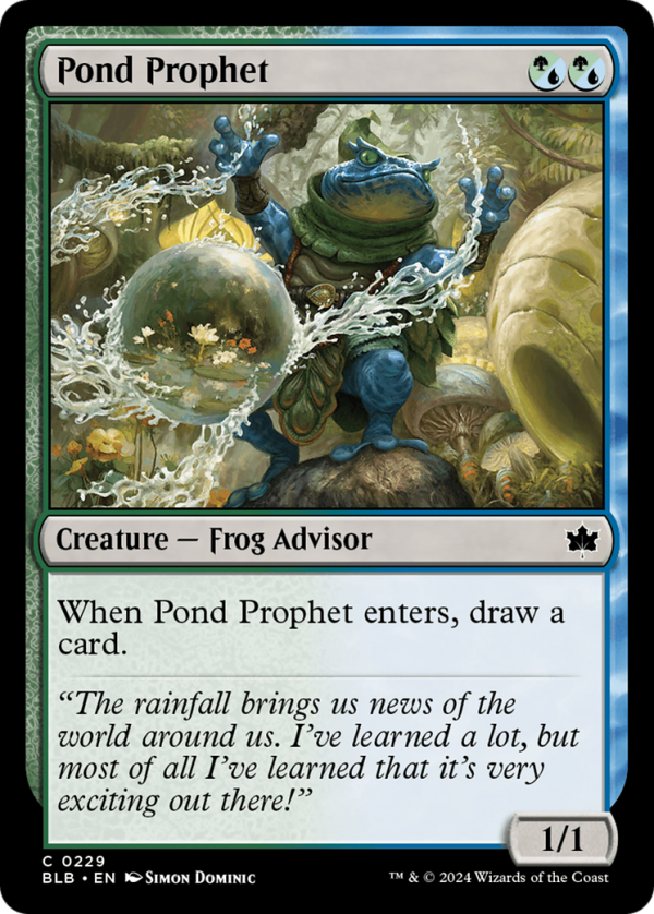 Pond Prophet [Bloomburrow] on Sale