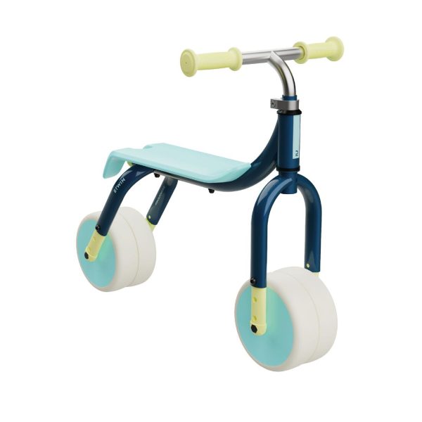 Btwin Convertible 2-in-1 Ride-On to Balance Bike - Blue Cream Discount