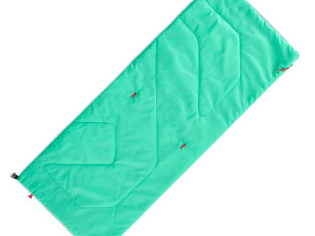 Quechua MH100 Kid s Sleeping Bag 20°C - Turquoise on Sale