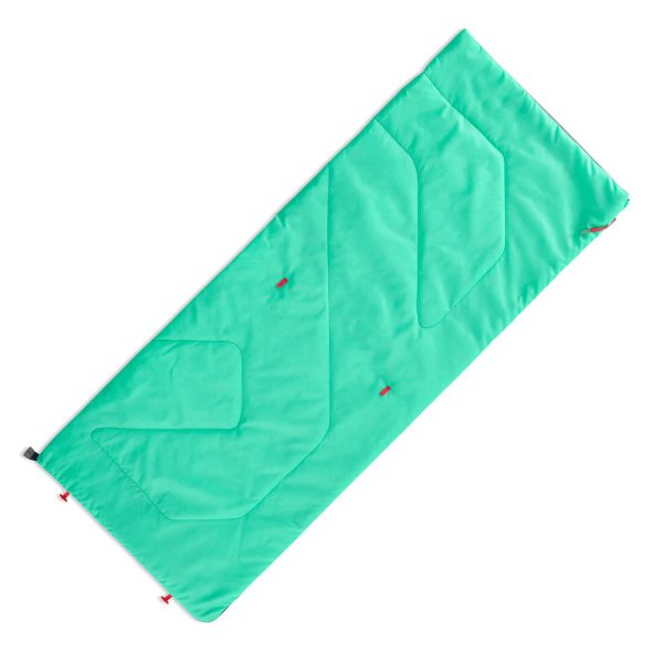 Quechua MH100 Kid s Sleeping Bag 20°C - Turquoise on Sale