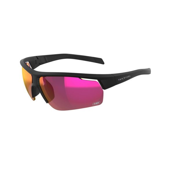 Adult Cycling Sunglasses High-Definition Cat 3 - RoadR 500 Black Cheap