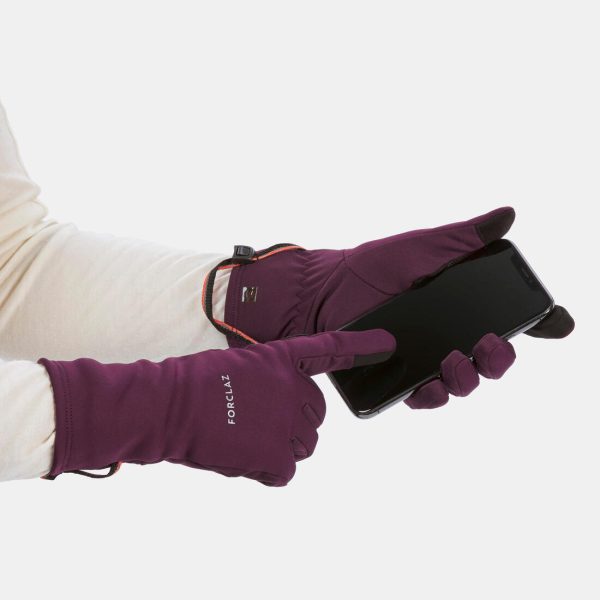 Mountain Trekking Gloves Tactile Stretch - MT500 on Sale