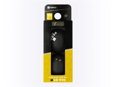 SB 990 Squash Ball 2-Pack - Double Yellow Dot on Sale