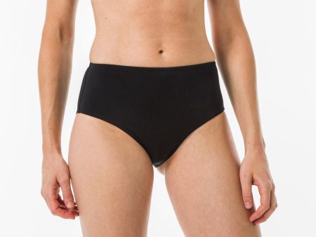 Women s High-waisted Surfing Swimsuit Bottoms - Romi Black Sale