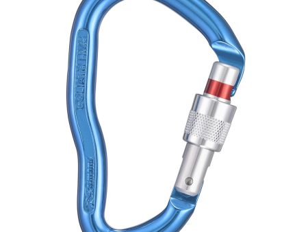 Climbing & Mountaineering Secure Screw Snap Hook - Goliath HMS Blue Sale