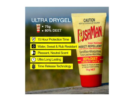 Bushman Ultra Drygel 80% Deet 75g Fashion