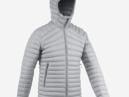 Men s Mountain Trekking Down Jacket with Hood - MT100 -5°C For Sale