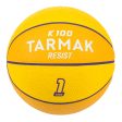 Kids  Basketball Size 1 K100 Rubber - Yellow Hot on Sale