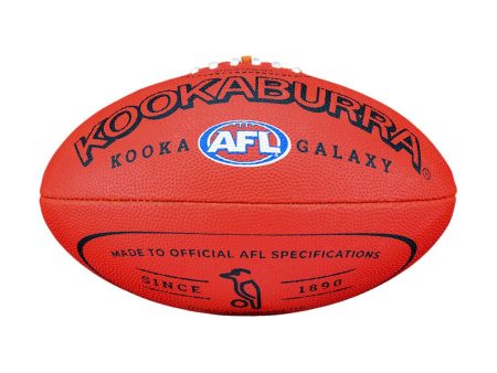 Kookaburra Galaxy Synthetic AFL Football Red - Size 5 Online