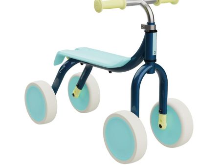 Btwin Convertible 2-in-1 Ride-On to Balance Bike - Blue Cream Discount