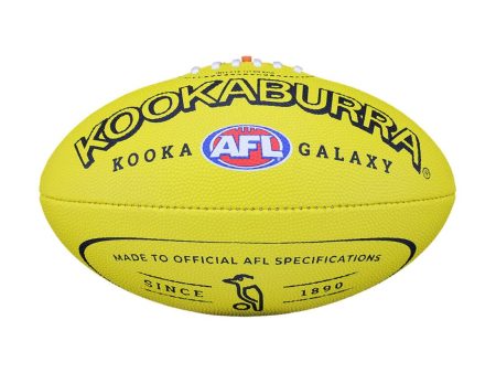 Kookaburra Galaxy Synthetic AFL Football Yellow - Size 4 Supply