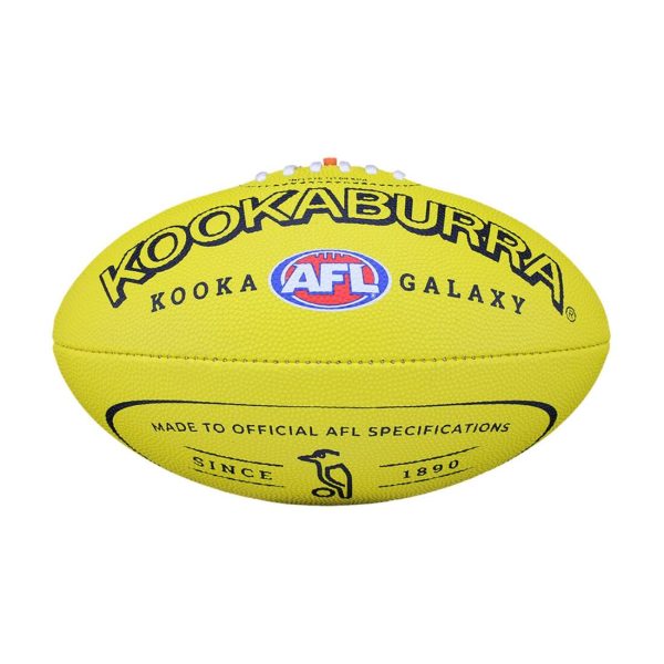 Kookaburra Galaxy Synthetic AFL Football Yellow - Size 4 Supply