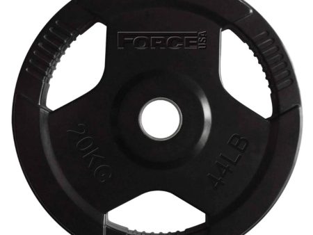 Force USA 20kg 51mm Olympic Rubber Weight Plate Hot on Sale