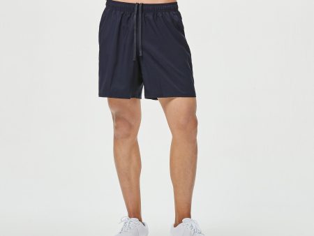 Men s Cardio Fitness Shorts FST 100 - Navy Blue Marl on Sale