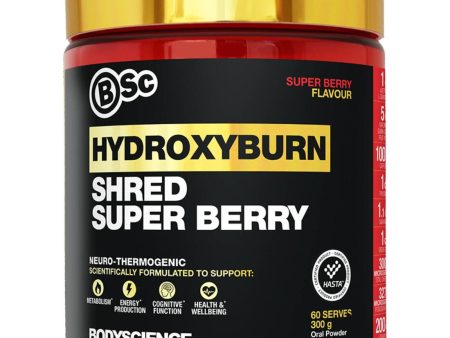 HydroxyBurn Shred 300g Super Berry Supply