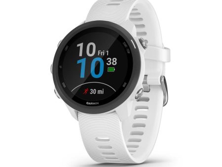 Garmin Forerunner 245 Running Smart Watch - White Discount