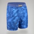 Men s Boardshorts Long - Surfing 100 Blue Sale