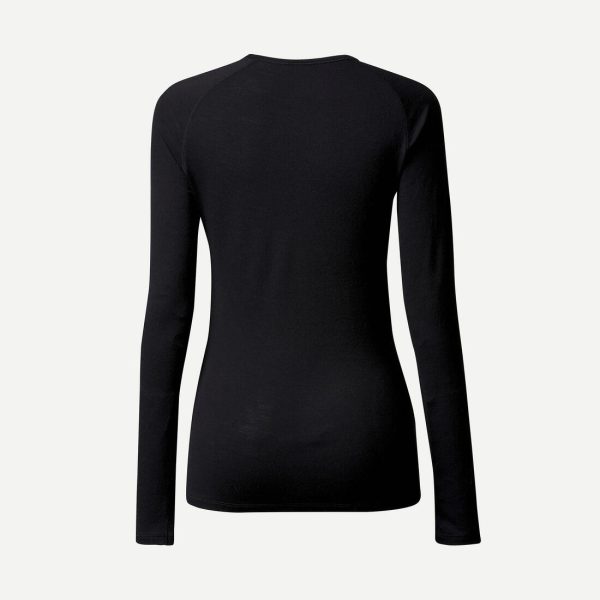 Women’s T-Shirt Long-sleeved 100% Merino Wool - MT500 Online now