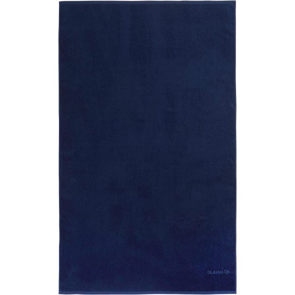 Basic Towel 145 x 85cm - Dark Blue Online Sale