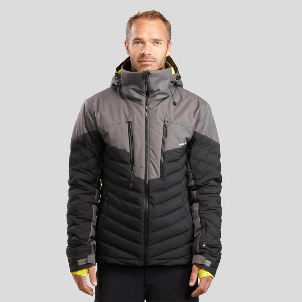 Men s Warm Downhill Ski Jacket - Black Discount