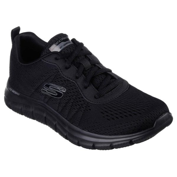 Skechers Women s Walking Shoes Track - New Staple Black Fashion