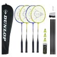 DUNLOP NITRO STAR 4 PLAYER BADMINTON SET Sale