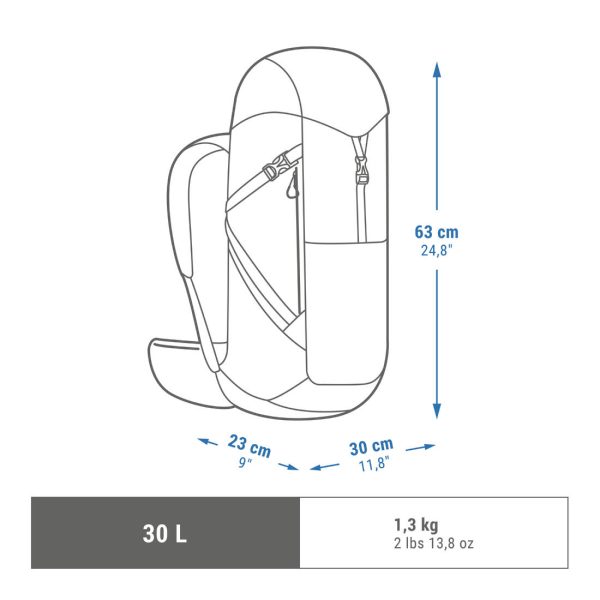 Mountain Walking Backpack 30L - MH500 Online Sale