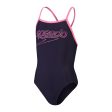 Speedo Girls Logo Thinstrap Muscleback Swimsuit on Sale