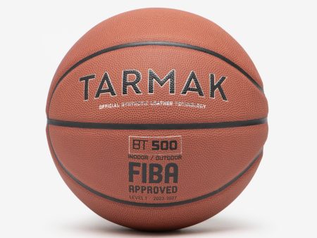 Size 7 Basketball BT500 - Brown FIBA Hot on Sale