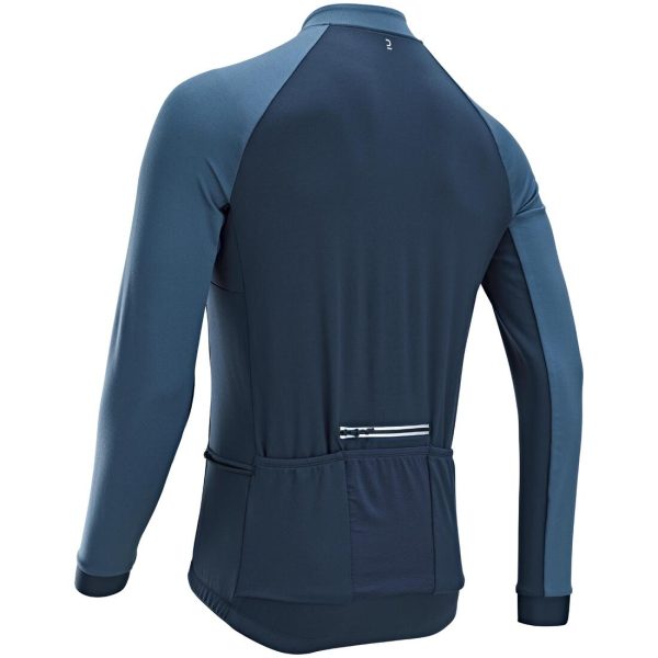 RC100 Men s Mid-Season Road Cycling Jersey - Long-Sleeved - Slate Hot on Sale