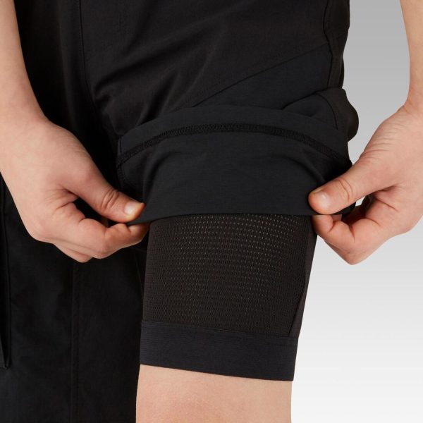 500 Kids  Mountain Bike Shorts - Black Fashion