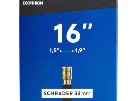 16 x1.5 1.9  Schrader Valve Inner Tube (33mm) Online now