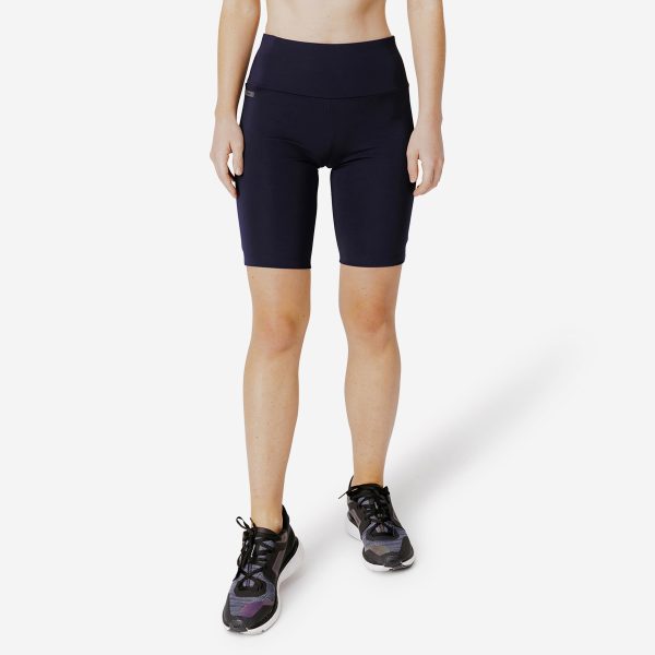 Women s Running Cycling Shorts - KIPRUN Run 500 Comfort - Navy Blue Cheap