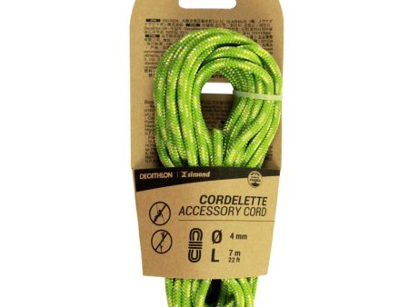 Climbing and Mountaineering Cordelette 4 mm x 7 m - Green Supply