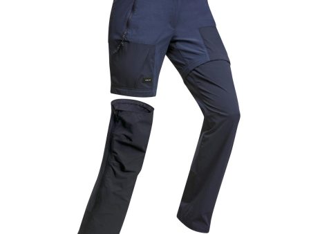 Women s Mountain Trekking Trousers 2-in-1 Zip-Off -MT500 For Cheap