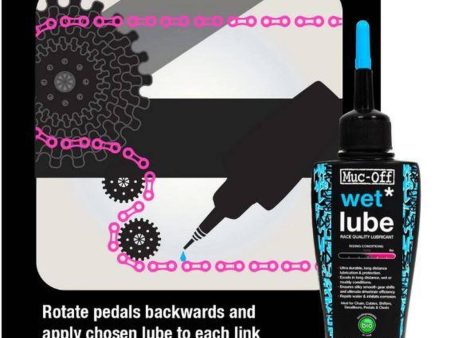 Muc-Off Bio Wet Lube 50mL Bottle Fashion