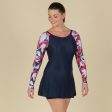 Women s Swimsuit One-piece Long-sleeve - Una Online