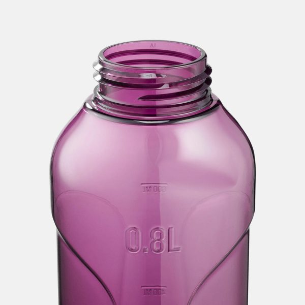 Plastic Hiking Flask w  Quick Opening Cap 0.8L - MH500 Purple on Sale