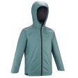 Kid s Hiking Jacket Waterproof Age 7-15 - MH500 Green For Sale