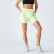 Women s 2-in-1 Cardio Fitness Shorts - Yellow For Cheap