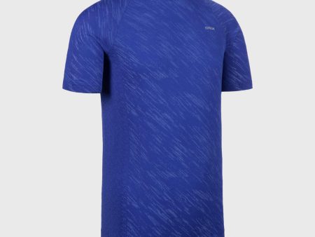 Kid s Running T-shirt Seamless - Kiprun Care Blue Indigo Supply