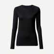 Women’s T-Shirt Long-sleeved 100% Merino Wool - MT500 Online now